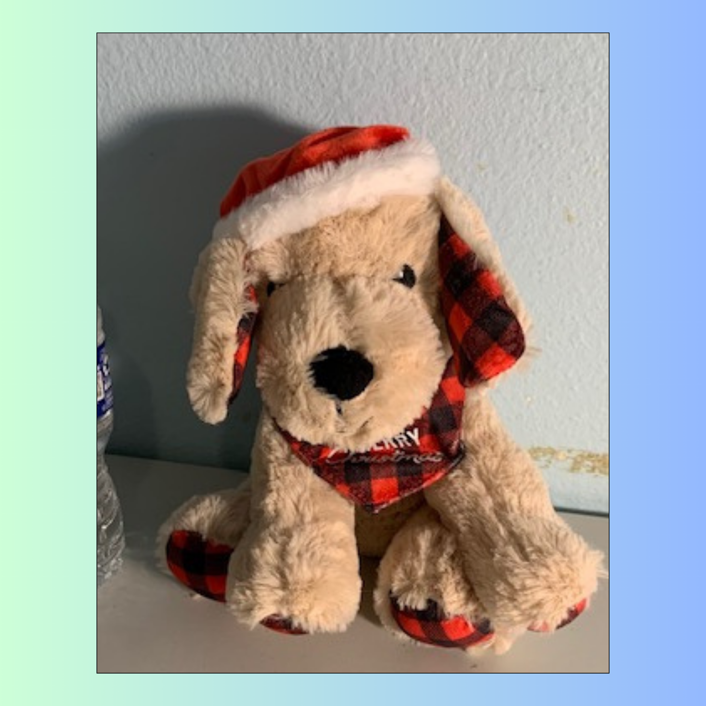 Lot 029: Christmas Dog Plush