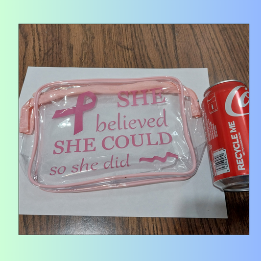 Lot 103: Breast Cancer Awareness Bag - She Believed