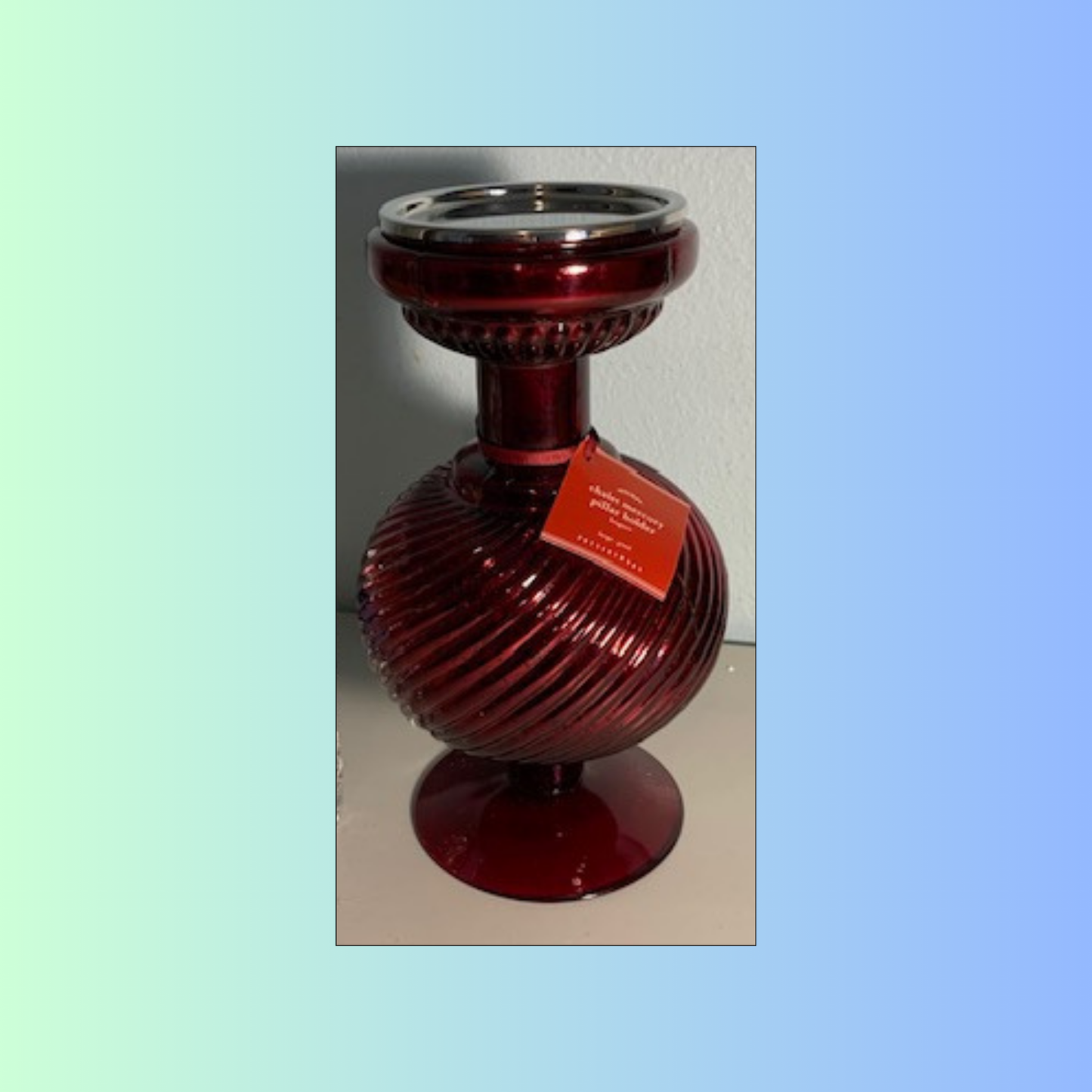 Lot 044: Red Candle Pillar (B)