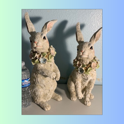 Lot 046: Ceramic Rabbits