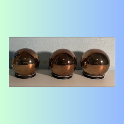 Lot 002: Light Up Globe Lights- set of 3