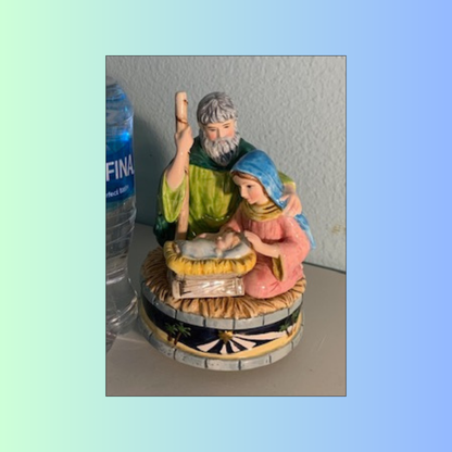 Lot 073: Nativity Scene Music Box