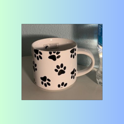 Lot 062: Pawprint Mug