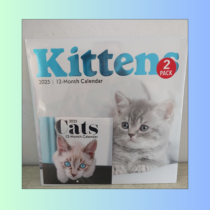 Lot 100: 2025 Kitten Calendars