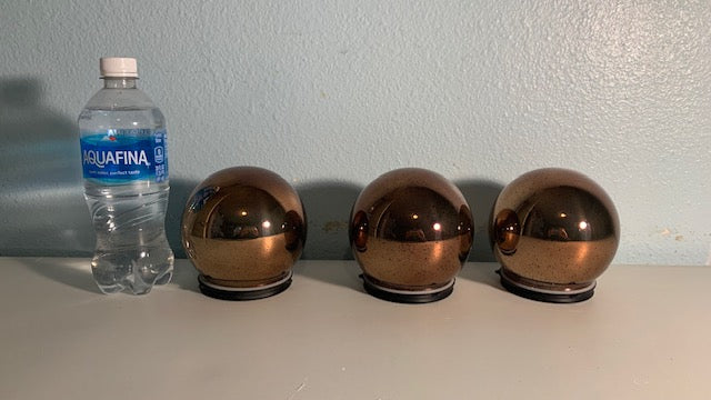 Lot 002: Light Up Globe Lights- set of 3