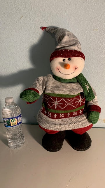 Lot 034: Snowman Plush with Scarf