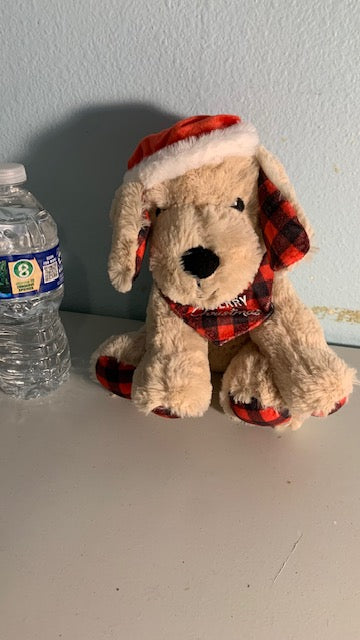 Lot 029: Christmas Dog Plush