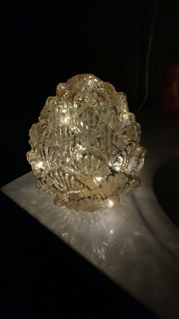 Lot 091: Light-up Pinecone