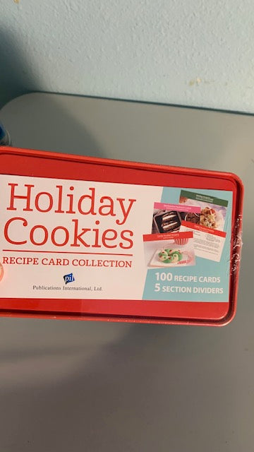 Lot 072: Holiday Cookie Recipe Card Collection